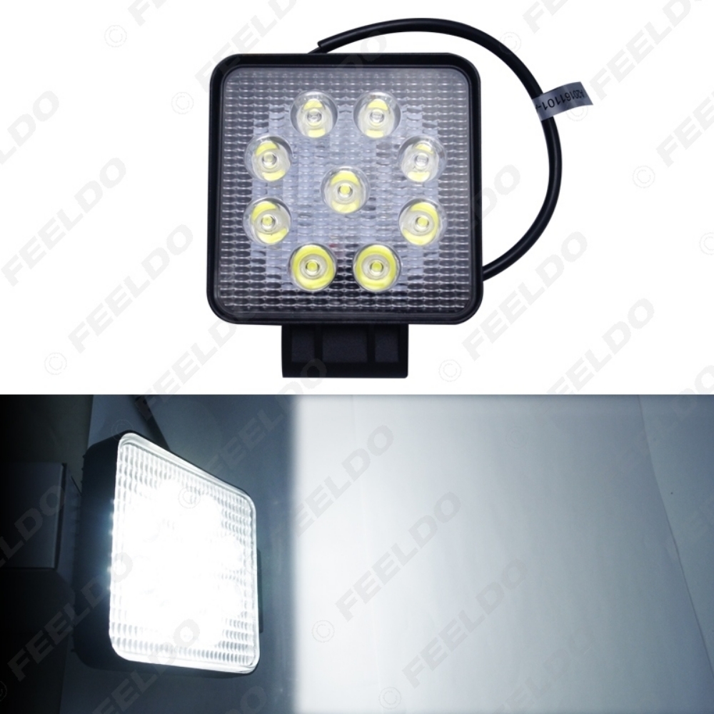 Picture of 4 Inch 27W LED Work Light Flood Spot Work Lamp for Car Motorcycle Driving Offroad Boat Truck Beam DC12V-24V