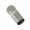 Picture of 1pcs Durable Zinc Alloy Female Socket To F Type Male Plug Adapter Connector For Satellite TV DVR