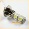 Picture of 2pcs Car H3 5050 SMD 9 LED White Bulb Fog Beam Light Lamp