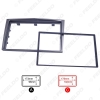 Picture of Car 2Din Stereo Dash Installation Kits Frame Panel Audio Radio Fascia For Opel Astra(H) 04-10/Zafira(B)06-12/Corsa(D) Antara 06-15