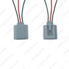 Picture of Auto H13/9008 Headlight Extension Socket Connector Ceramic Hitemp Plug Car Fog Lmap Styling Wiring Harness