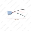 Picture of Auto H13/9008 Headlight Extension Socket Connector Ceramic Hitemp Plug Car Fog Lmap Styling Wiring Harness
