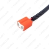 Picture of High quality car H7 bulb straight type male connector to female with wiring harness