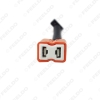 Picture of High quality car H7 bulb straight type male connector to female with wiring harness