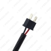 Picture of High quality car H7 bulb straight type male connector to female with wiring harness