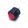 Picture of 2-Pin 16.5mm Dia Round Button 3A/250V 6A/125V Car/Auto/Boat Rocker SPST Switch ON/OFF