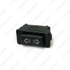 Picture of Universal Double Arrow 5pins Car Power Window Switch 12V/24V 20A With illumination indicator