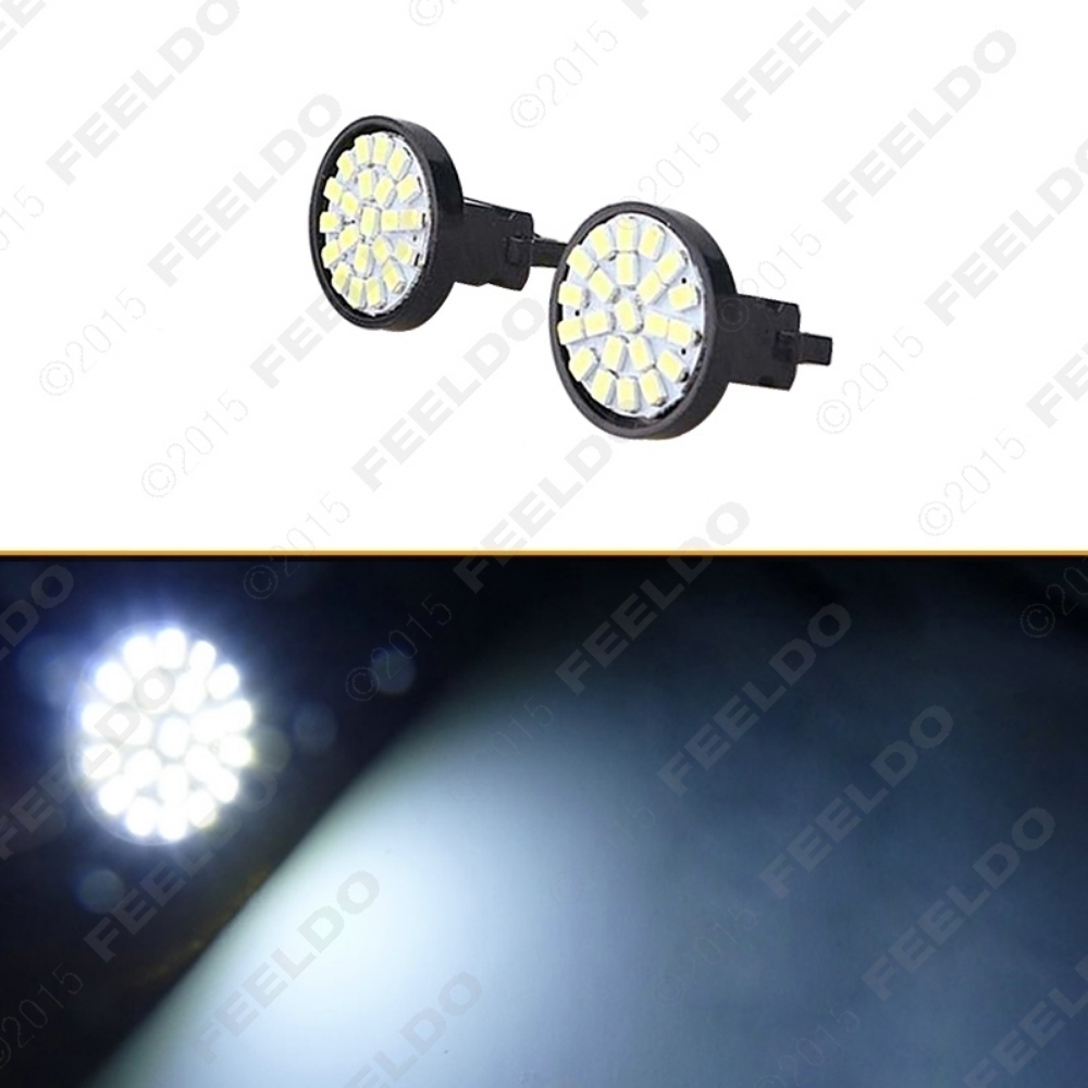 Picture of 1pcs White 3157 T25 22LED 1206SMD Tail Brake Turn Signal Car LED Light Bulbs