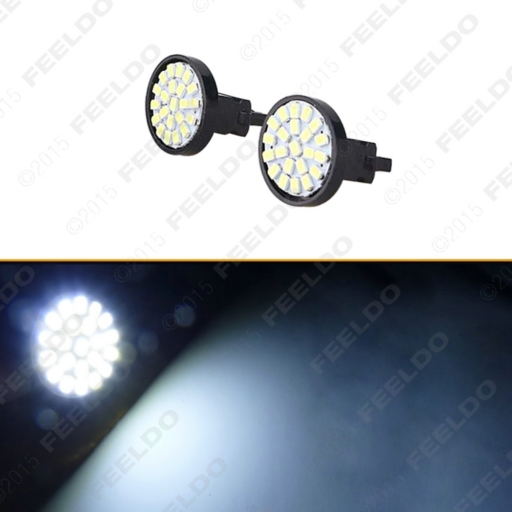 Picture of 1pcs White 3157 T25 22LED 1206SMD Tail Brake Turn Signal Car LED Light Bulbs