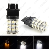 Picture of 1pcs T20/T25 3157 60SMD 1210 Yellow/White Color Dual Switchback Car LED Brake Turn Light
