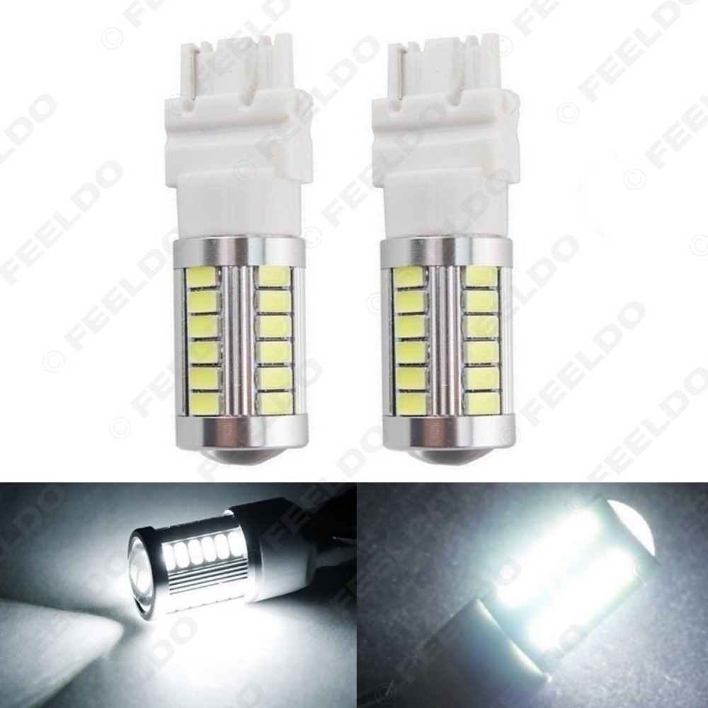 Picture of 1pcs White 3156/3057/3155/3357/3457 33SMD 5630 Chip Car LED Light Turn Light 12V