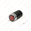 Picture of 4pcs/set Car Universal Carbon Fiber Texture Style Zinc Alloy Tire Valve Cap For Wholesale Mixed Logos Order