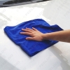 Picture of 30x70cm Blue Soft Towel Car Cleaning Microfiber Absorbent Towel Clean Wax Valeted