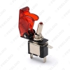 Picture of 5x Red Car Motorcycel Cover LED SPST Toggle Rocker Switch Control 12V 20A On Off
