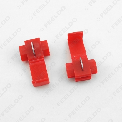 Picture of 1pcs Red Scotch Lock Wire Connectors Quick Splice Terminals Crimp Electrical