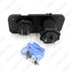 Picture of 12V Car Motorcycle Cigarette Lighter Power Port Outlet Voltmeter Plug Socket