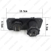 Picture of 12V Car Motorcycle Cigarette Lighter Power Port Outlet Voltmeter Plug Socket
