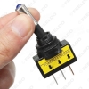 Picture of 10pcs 12V 20A Car Auto Blue LED Light Toggle Rocker Switch 3Pin SPST ON/OFF Sales