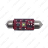Picture of DC12V 39mm 6000~6500K White 1-XPE SMD Festoon LED Light Bulb With CANbus/Electrodeless/Constant Current