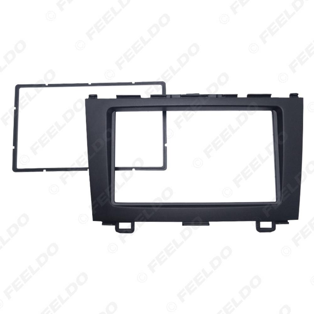Picture of Double Din Audio Fascia for HONDA CRV 2007-2012 Radio CD GPS DVD Stereo Panel Dash Mount Installation Trim Kit
