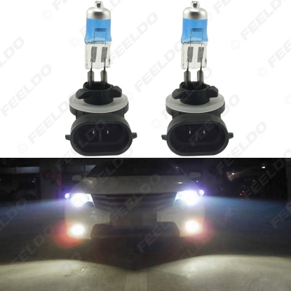 Picture of 1PC White Auto 881 27W Car Fog Lights Halogen Bulb Headlights Lamp Car Light Source Parking