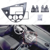 Picture of Silver Car 2DIN Stereo Panel Fascia Radio Refitting Dash Trim Kit For Ford Focus 98~04(LHD)/Fiesta 95~01(LHD)