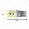 Picture of 1pc White Car T10 194 W5W COB 7SMD Auto LED Lights Tree Shapes Car Side Wedge Clearance Reading Light Lamp