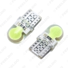 Picture of 1pc 12V 1.5W Car T10 194 W5W COB Silicone Shell Auto Dome LED Light Car Side Wedge Light Lamp 7 Colors