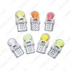Picture of 1pc 12V 1.5W Car T10 194 W5W COB Silicone Shell Auto Dome LED Light Car Side Wedge Light Lamp 7 Colors