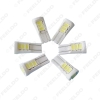 Picture of 1pc Super White 194 168 W5W T10 Ceramic 5730 8SMD 2W Wedge Side License Plate Light Lamp DC12V