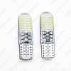 Picture of 1pcs Car T10 194 168 W5W 3014 Chip 24SMD Silica Car LED Door License LED Light Bulb Wedge Light 6-Color