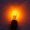 Picture of 1pcs Car T10 194 168 W5W 3014 Chip 24SMD Silica Car LED Door License LED Light Bulb Wedge Light 6-Color