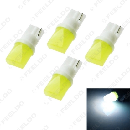 Picture of 1pc White T10 194 W5W Car LED 3D Side Direction Door Reading Side License Plate LED Light Lamp Bulbs DC 12V