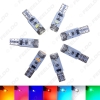 Picture of 1Pc Car T5 5led 3014 SMD Auto Wedge Light Lamp Warning Canbus No Error Car LED Light 7-Color