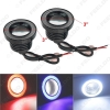 Picture of 1Pair/lot 3" 76mm 30W Car Projector Lens Fog Light With COB Angel Eyes Daytime Running Light DRL Headlight