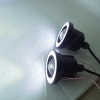 Picture of 1Pair/lot 3" 76mm 30W Car Projector Lens Fog Light With COB Angel Eyes Daytime Running Light DRL Headlight