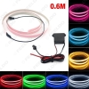 Picture of 8 Colors 100CM*14MM 1m Electroluminescent Tape EL Wire Cold Light Strip Car Ambient Light DC 12V 