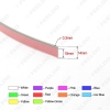 Picture of 8 Colors 100CM*14MM 1m Electroluminescent Tape EL Wire Cold Light Strip Car Ambient Light DC 12V 