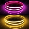 Picture of 1Set Car 60CM*14MM Electroluminescent Tape EL Wire Cold Light Strip Car Ambient Light DC12V 10 Colors