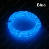 Picture of 8 colors 5m Flexible EL Neon Glow Lighting Rope Strip+Charger for Car Decoration