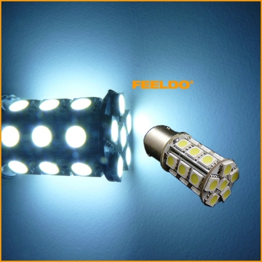 Picture of Pure White Car 1156 BA15S 24SMD 5050 Light LED Lamp Turn Signal Lights