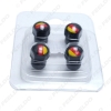 Picture of Black 4pcs/Set Mini Car Tire Valve Caps For Small Wholesale Mixed Order