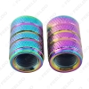 Picture of 4pcs/Set Color Car Motorcycle Bike Aluminum Alloy Wheel Tire Valve Stem Caps Dust Covers