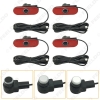 Picture of Car 16.5mm Original Parking Flat Sensor With 2.5m Line Car Radar Parktronic Assistance 3-Color