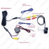 Picture of Car Rear View Camera Video & Power Wires Cables Stabilized Relay Capacitor LMZ Filter for VW AUDI BMW Cadilac Cars