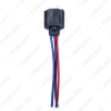 Picture of Car H13 Female Plastic Socket Case Halogen LED Headlamp Holder Connector Wire Plug Adapter