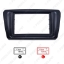 Picture of Car 2DIN Radio Audio Fascia Frame Panel Dash Mount Kit Adapter With Inner Trim For Skoda Octavia (2014+)/Rapid Spaceback(2013+) Aftermarket