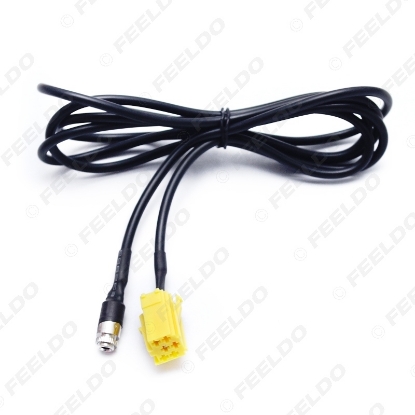 Picture of Car MINI ISO 6Pin to 3.5MM Jack Audio Device External Aux Cable Adapter For Fiat Grande Punto Alfa 159