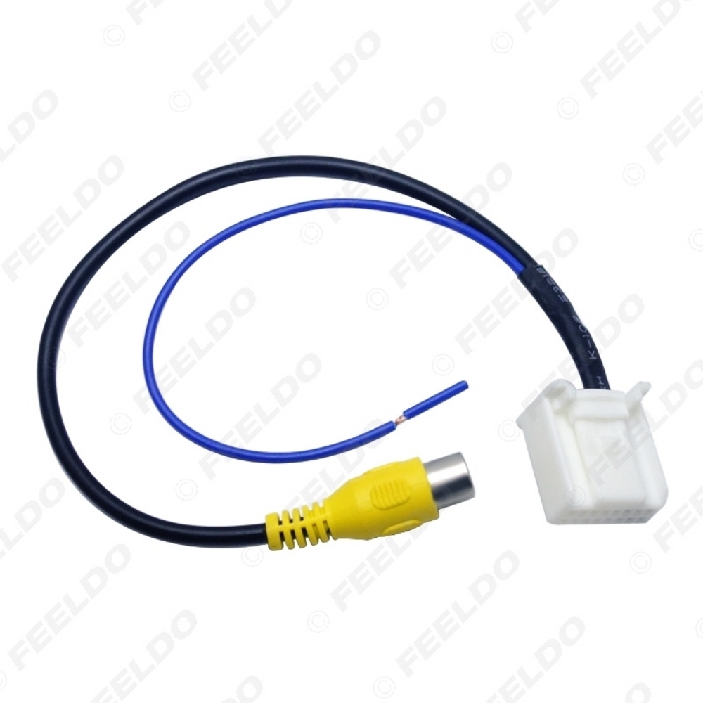 Picture of Car Parking Reverse Rear Camera Video Plug Converter Cable Adapter For Toyota Camry 7th Navigation DVD