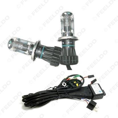 Picture of 2x 35W Car Xenon Headlight H4 9003 Hi/Lo Bi-Xenon HID Repalcement AC Bulbs & Harness